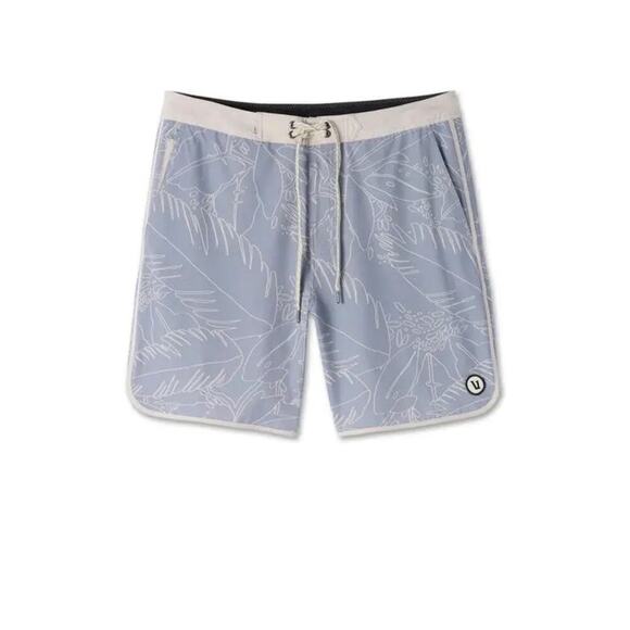 Vuori Cruise Board Short Swim Trunks Men's Blue Size 34 - Picture 1 of 7